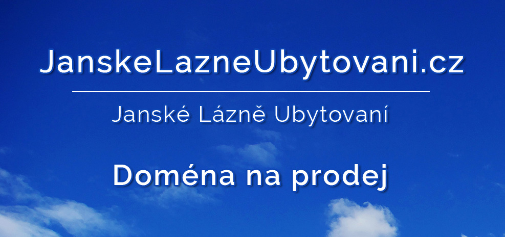 JanskeLazneUbytovani.cz - Janské Lázně Ubytovaní - doména na prodej